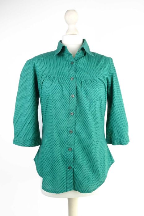 Koszula 3/4 rękaw, Vero Moda, zieleń, rozmiar M (38), bacic casual