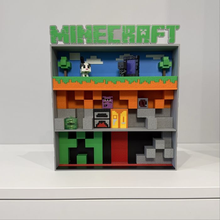 Новинка! Підставка для кіндер-іграшок Minecraft (Майнкрафт)
