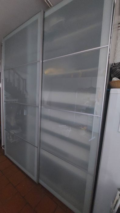 Portas de correr vidro para roupeiro IKEA Pax 200X236CM