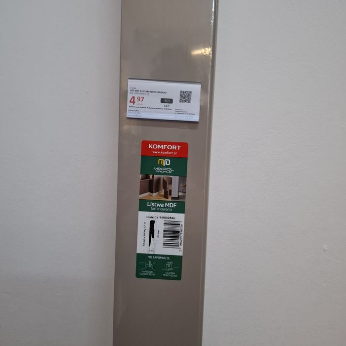 Listwa podłogowa Mdf