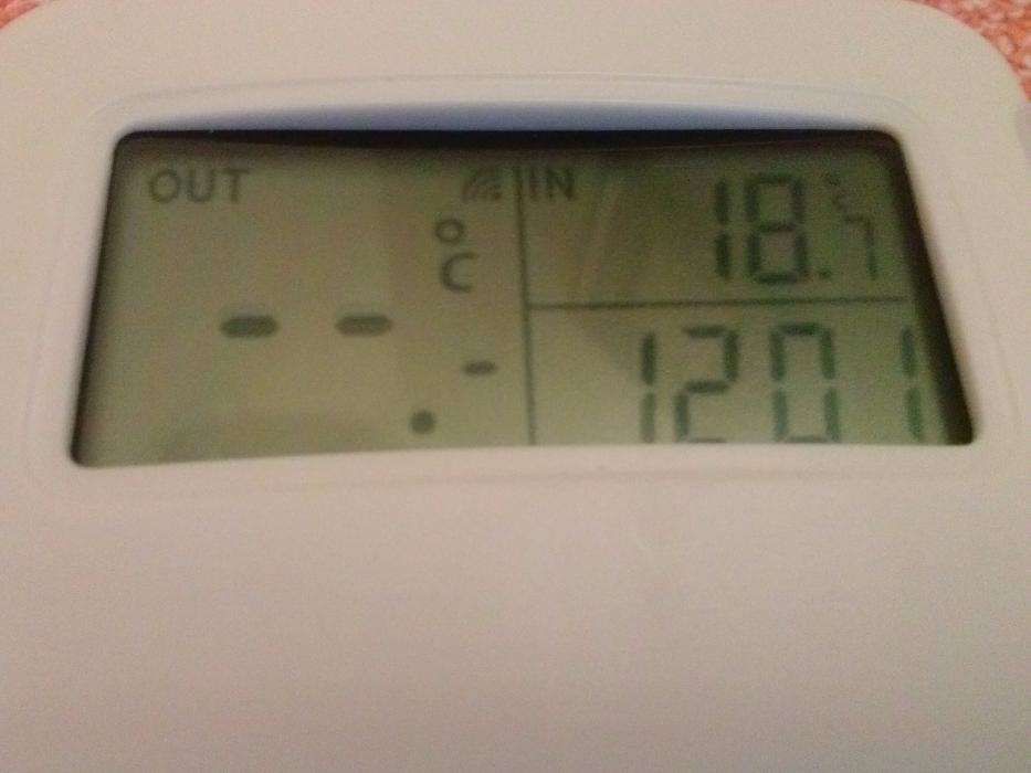 Termometr bezprzewodowy z zegarkiem(2-kanałowy)