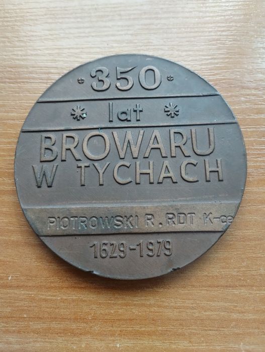 350 lat Browaru w Tychach medal