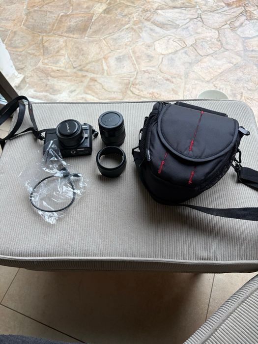 Panasonic Lumix DC-GX800 + 2 obiektywy 12–32 i 35–100 + torba
