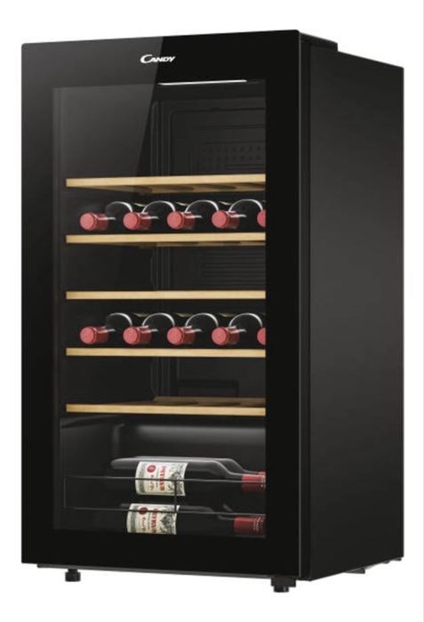 Cave de Vinho Garrafeira CANDY CWC034 (34 Garrafas - Preto)