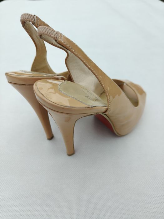 Buty na obcasie obcasy szpilki Christian Louboutin rozmiar 37 skóra