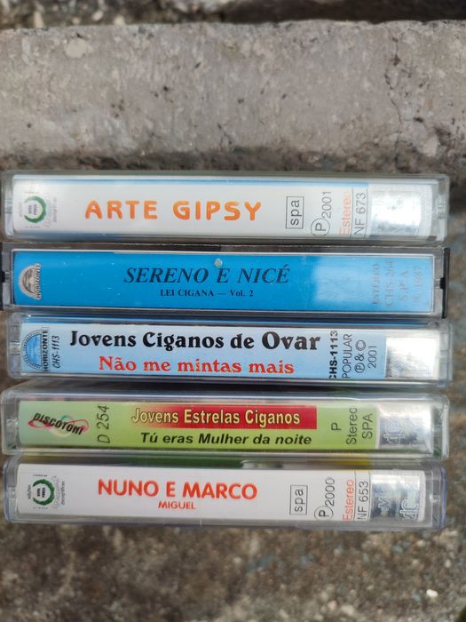 Cassetes ciganas - troco por outras