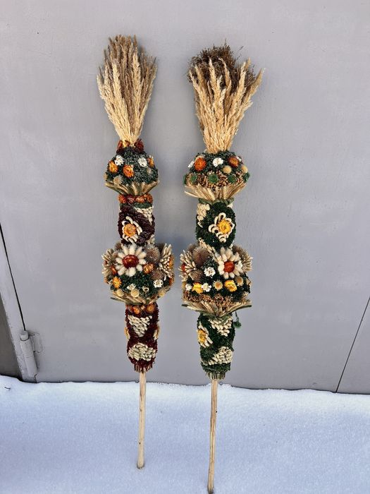 Дідух,сніп,сухоцвіти,оберіг великий ручна робота