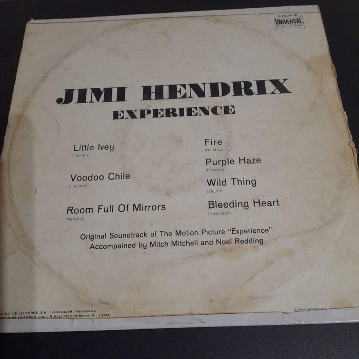 Lp Jimi Hendrix - Experience - 1973