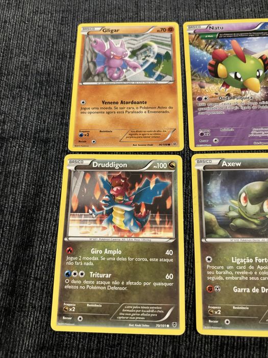 6 Cartas Pokémon