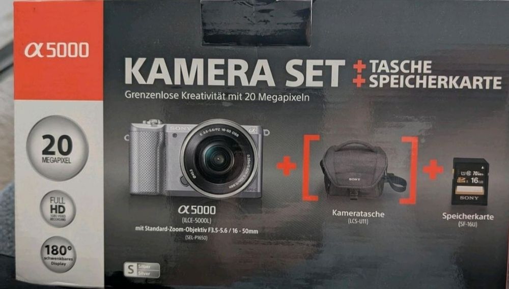 Bezlusterkowy aparat Sony a5000 tanio jak nowy