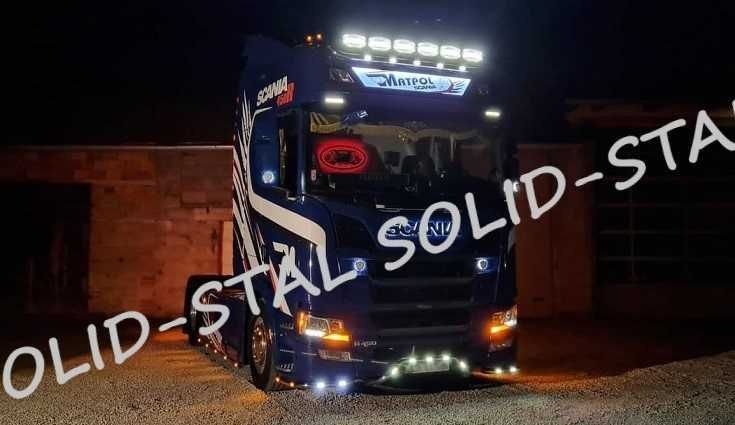 Orurowanie POD ZDERZAK  Scania S / R Next Generation POLEROWANE