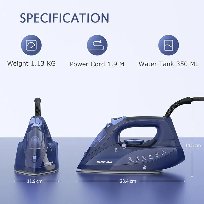 Beautural żelazko  2600w ceramiczne