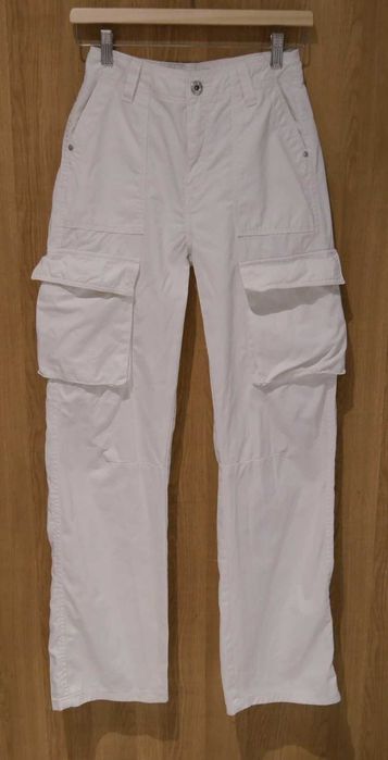Bershka Cargo świetne spodnie bojówki 34 XS