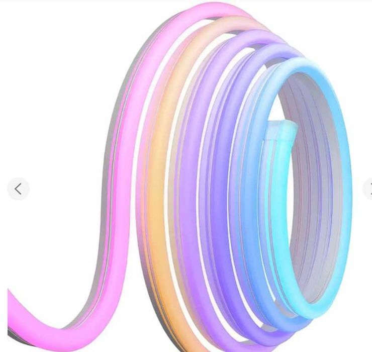 Гибкая LED лента 5 метра RGB, силиконовая, с управ музыкой через Wi-Fi