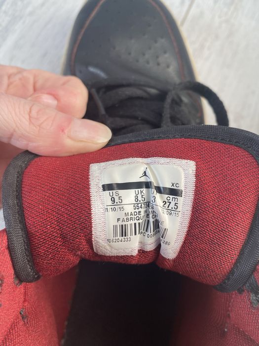 BUTY Nike AIR JORDAN 1 MID męskie 43 skórzane