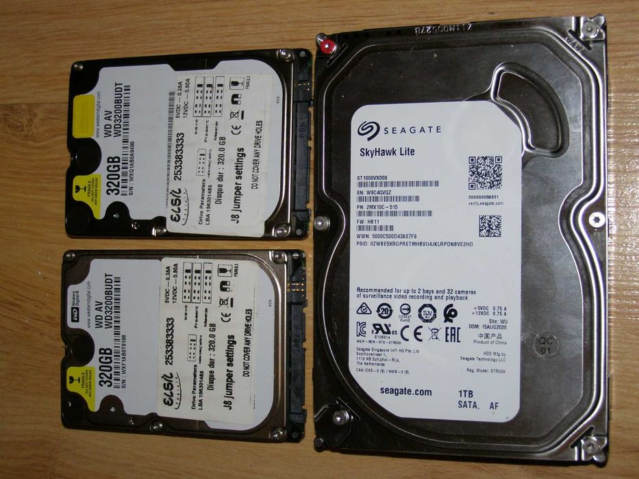 Dysk HDD Seagate SkyHawk Lite 1TB (uszkodzony)