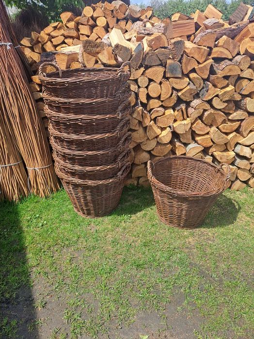 Wiklinowe kosze gospodarcze