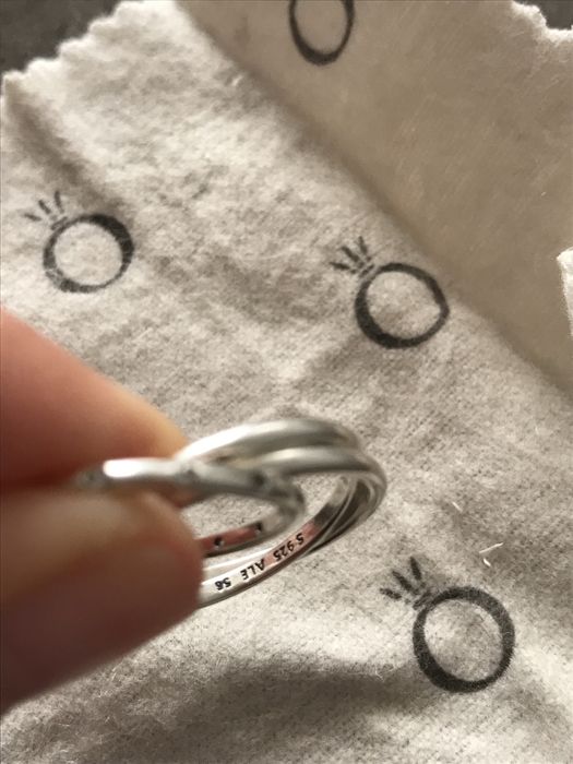 Anel Pandora círculos entrelaçados