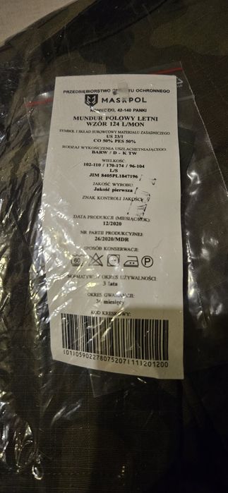 Mundur polowy 124 L/S