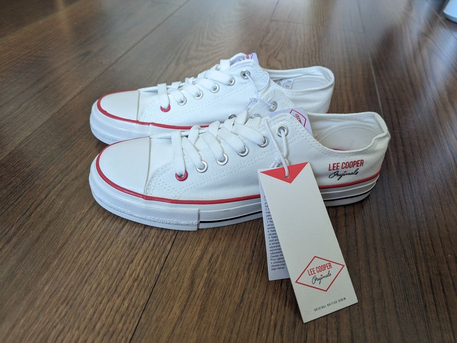 Nowe białe trampki LeeCooper rozmiar 39