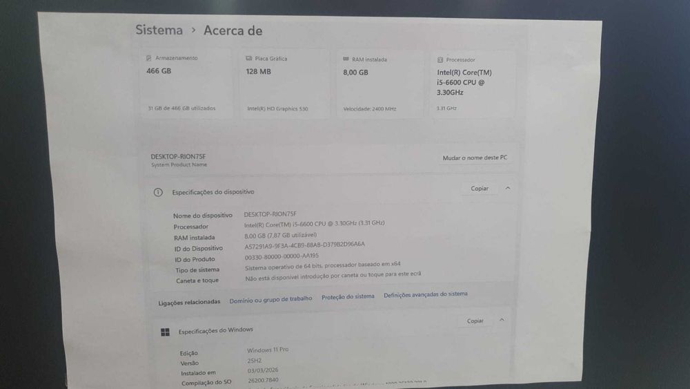 Intel Core I5 3.3GHz
