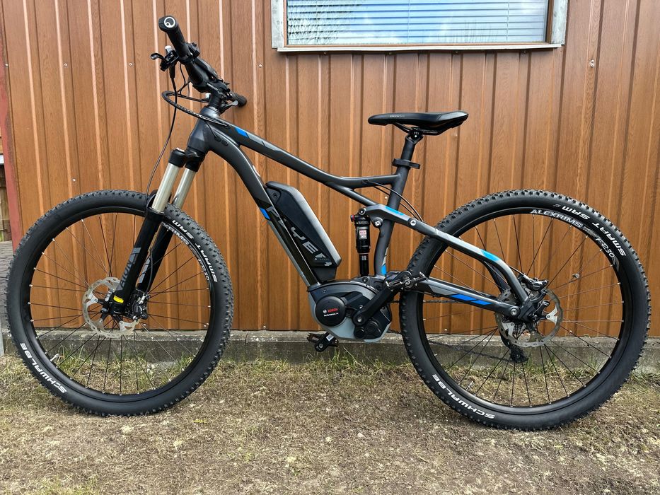 Flyer e-MTB / e-rower górski Bosch Performance Line CX • 783 km • stan bdb • M 46cm + 2 baterie