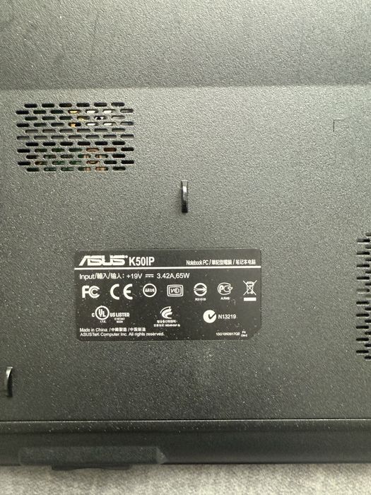 Продам ноутбук ASUS K50IP