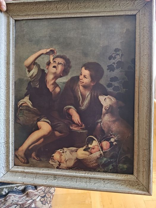 Reprodukcja, Dzieci z melonem i winogronami, Bartolome Murilla