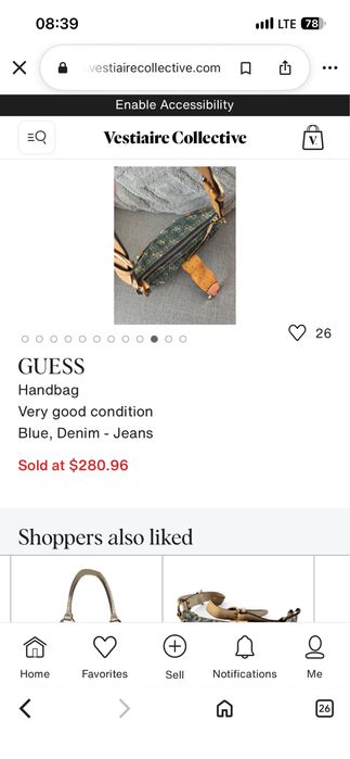 Сумка Guess blue in denim Y2k vintag
