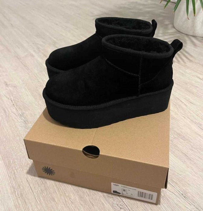 UGG classic mini platform black buty oryginalne 36-41