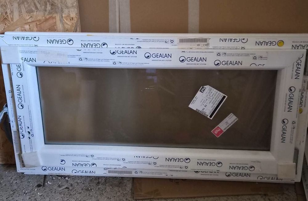 Okno białe PCV systemu Gealan