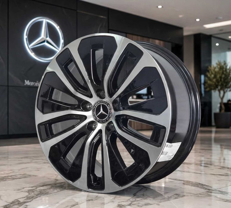 Oryginalne Felgi 18" Mercedes GLC X254 X253 A2544015100 Nowe Czarno-Srebrne - OEM