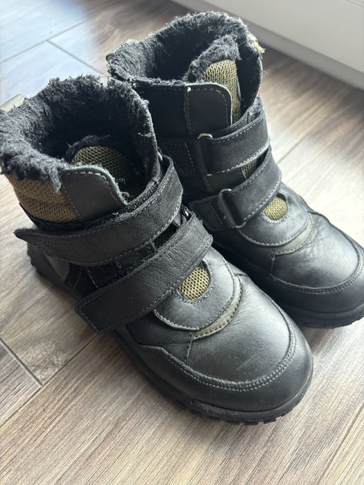 Buty skórzane zimowe Lasocki r. 31 chłopięce