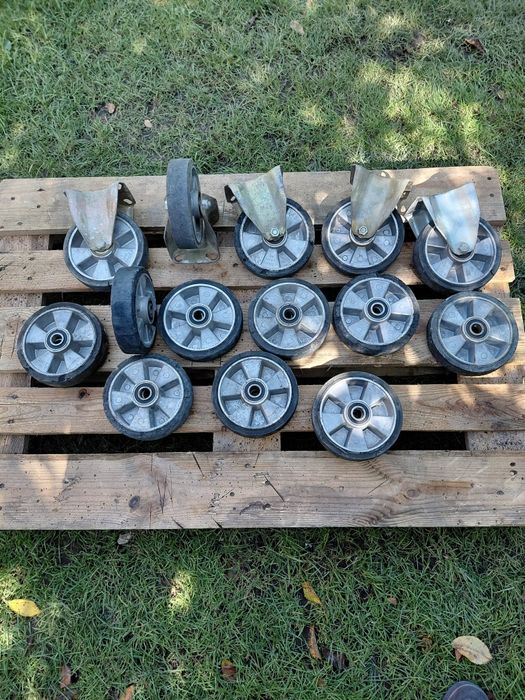 Kółko obrotowe skrętne i sztywne