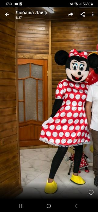 НА ПРОКАТ (фото в реалi)костюми Міккі та Мінні Маус