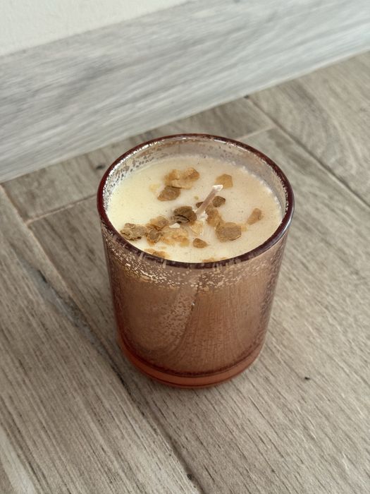 Świeca sojowa karmelowa czekoladowa zapachowa świeczka elegancka