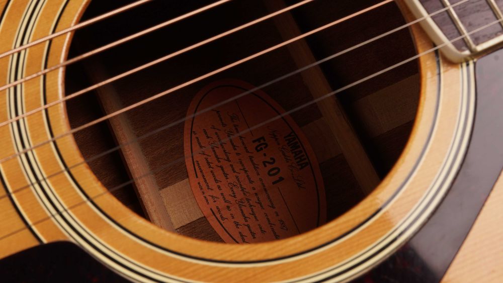 Yamaha FG-201 - gitara akustyczna dreadnought MIj 1980's