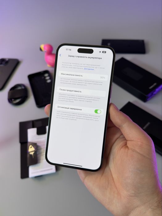 Apple IPhone 14 pro max 256gb 93% purple neverlock оригінал США