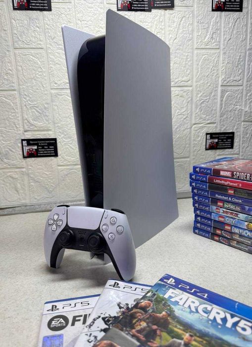 АКЦІЯ. Playstation 5 Digital 1TB. Стан Нової консолі. 60ІГОР ЗАКАЧАНО.