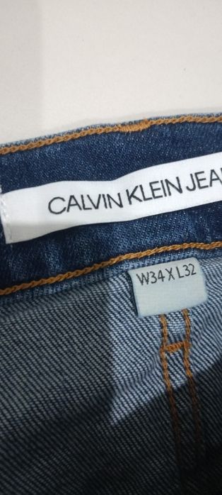 Calvin Klein spodnie jeans granat męskie