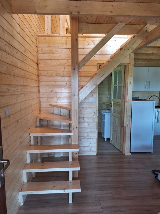 Domek letniskowy nad jeziorem Wielkie Partęczyny, Warmia i Mazury,