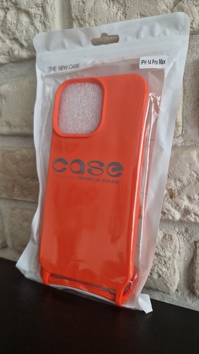 Strap Silicone Case do Iphone 14 Pro Max  pomarańczowy
