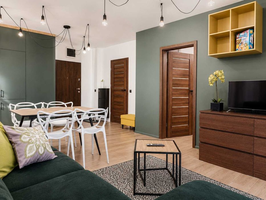 Nowoczesne 2-pokojowe mieszkanie 42 m² | balkon | winda | garaż | Fuzja - 2400 zł!