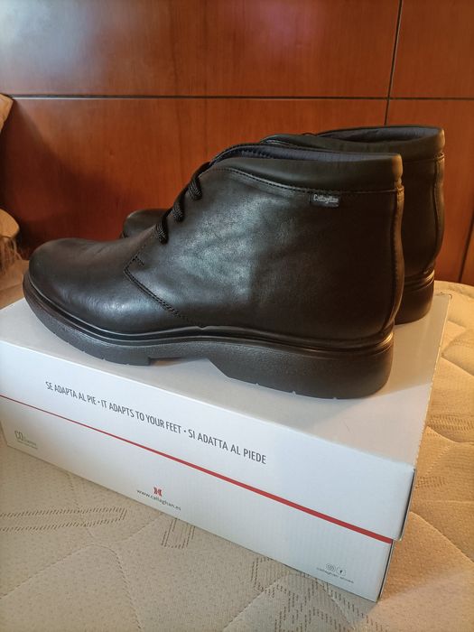 Botas de Excelente Qualidade da Marca Callaghan n45 em Couro c/ Cai