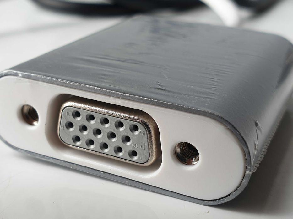 Кабель USB-C  -  VGA  BENFEI (Thunderbolt 3/4), 1080P + VGA кабель Dell 2м