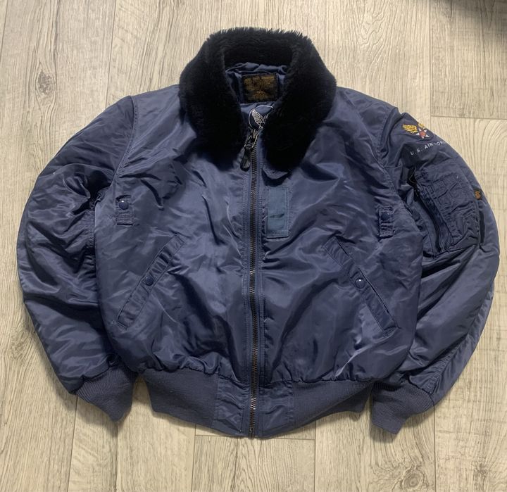 Alpha industries b-15 vintage бомбер cwu-45 ma-1