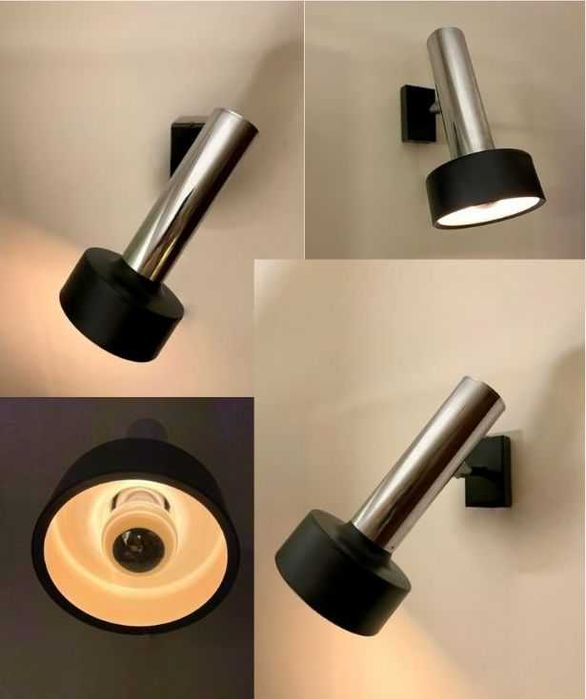 Par de focos da OMI em Cromado e Preto