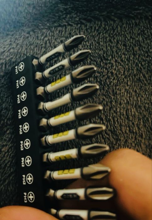 Набор 10шт високоякісних високоміцних 10шт біт хрестова викрутка ударн