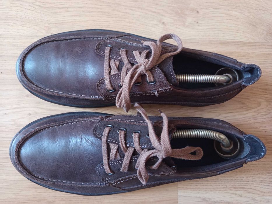 Мужские кожаные туфли Clarks 44 p.