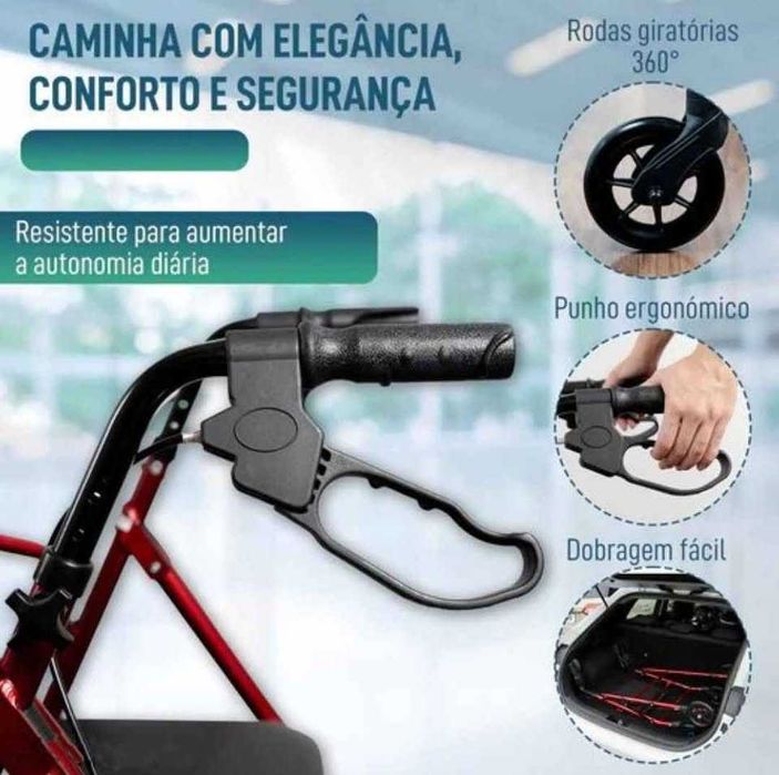 Andarilho desdobrável Semi-Novo